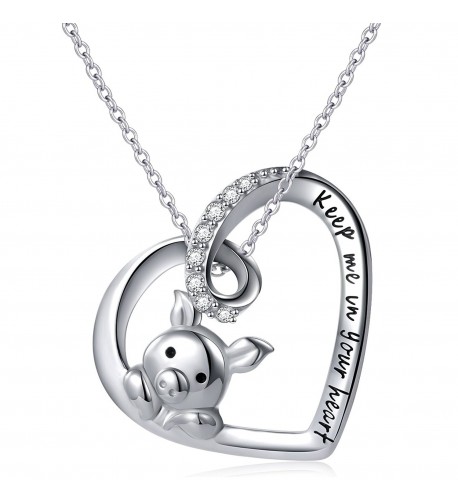 Sterling Silver Engraved Pendant Necklace