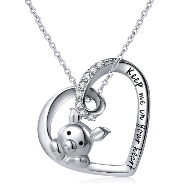 Sterling Silver Engraved Pendant Necklace