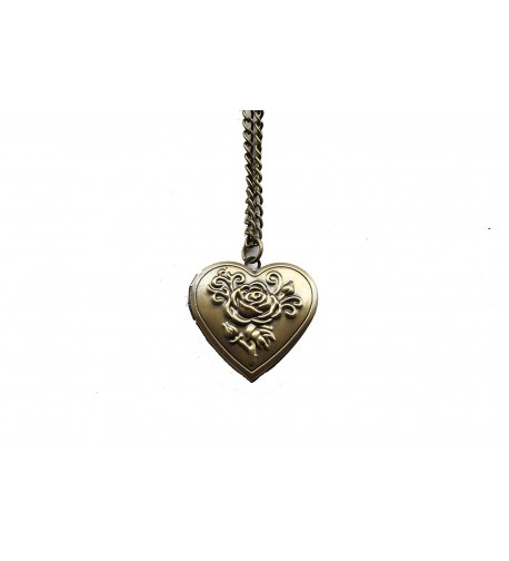 Antique Bronze Locket Necklace Everyday