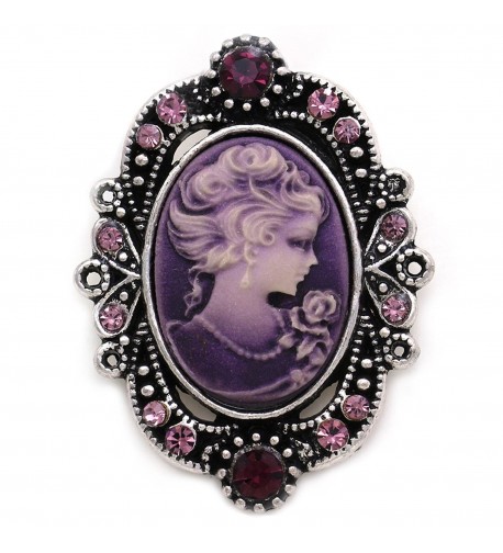 Violet Purple Necklace Pendant Compatible