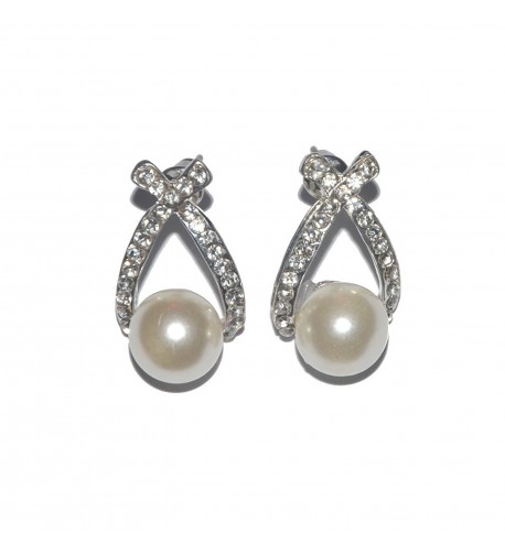 Qixuan Fashion Rhinstone Waterdrop Earrings