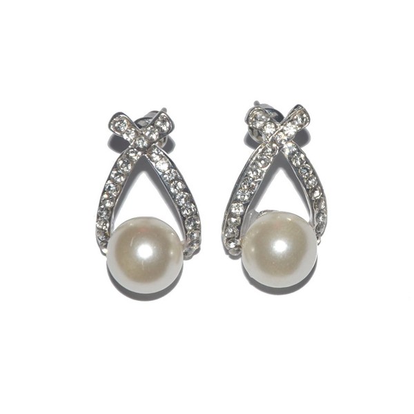 Qixuan Fashion Rhinstone Waterdrop Earrings