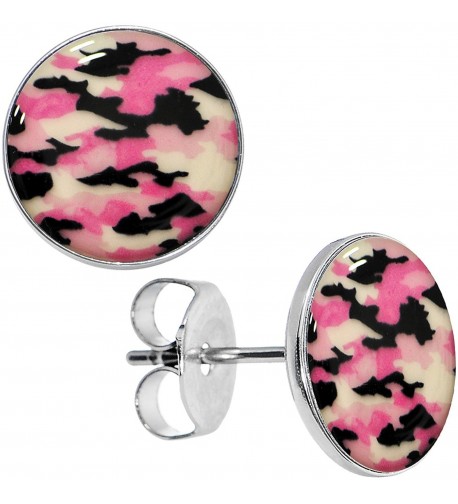 Body Candy Stainless Camouflage Earrings