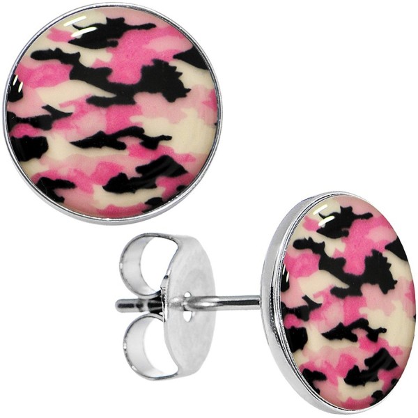 Body Candy Stainless Camouflage Earrings