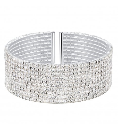 BABEYOND Elastic Stretch Bracelet Row Silver