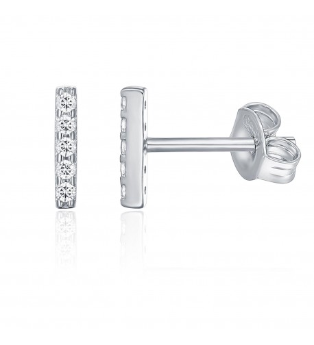 PAVOI CZ Stud Earrings Plated