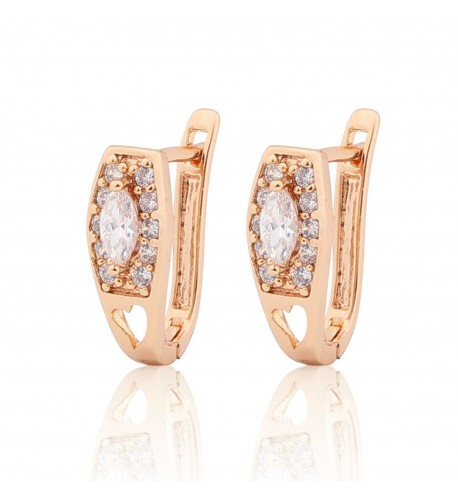 GULICX Marquise shape Pierced Earrings Jewellery