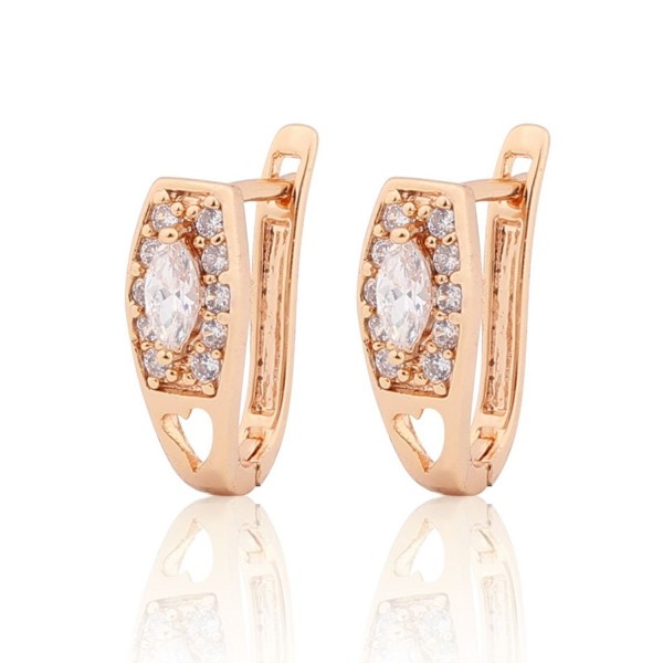 GULICX Marquise shape Pierced Earrings Jewellery