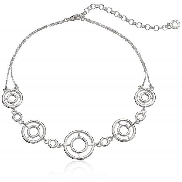 Anne Klein Silver Tone Crystal Necklace
