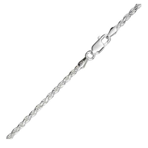 Sterling Silver Chain Womens Necklace