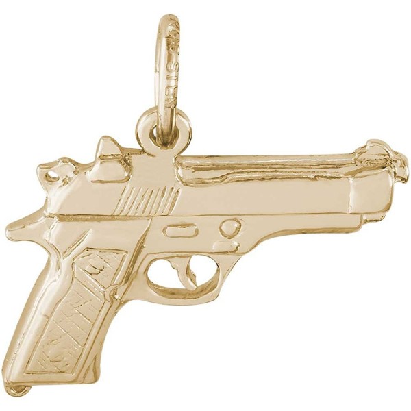 Rembrandt Charms Pistol Plated Silver