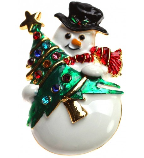 Lova Jewelry Christmas Snowman Pin