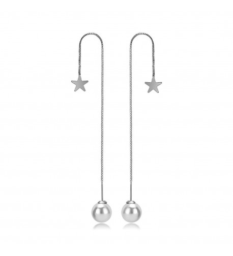 Sterling Silver Tassel Threader Earrings