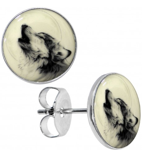 Body Candy Stainless Howling Earrings