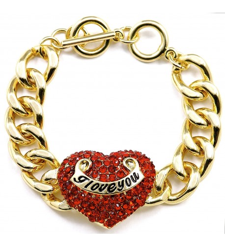 GWOOD Heart Color Rhinestones Bracelet