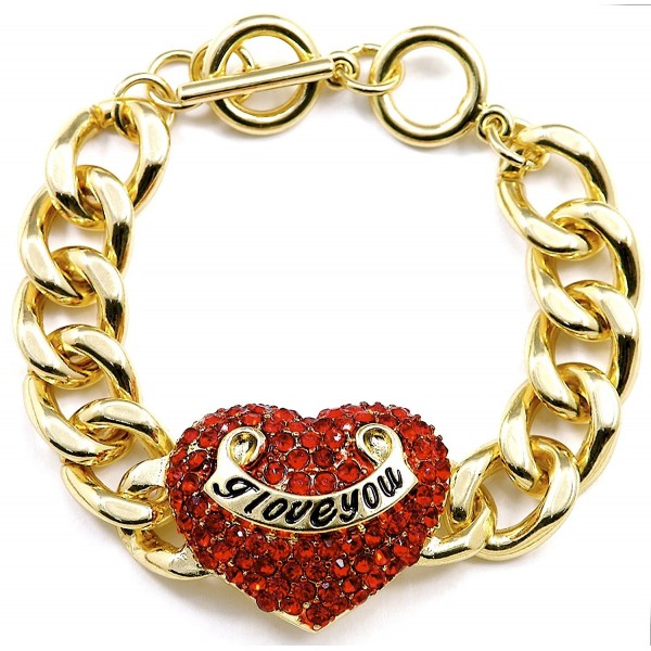 GWOOD Heart Color Rhinestones Bracelet
