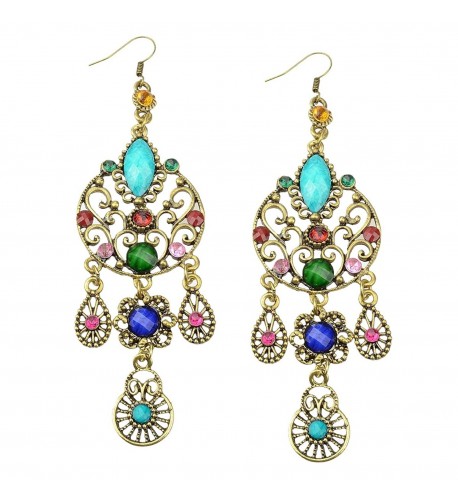 Earrings SUMAJU Teardrop Bohemian Multicolor