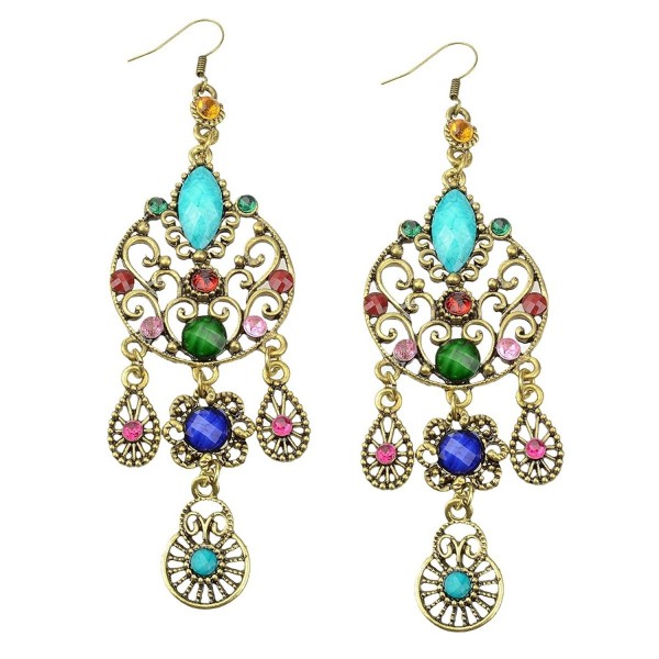 Earrings SUMAJU Teardrop Bohemian Multicolor