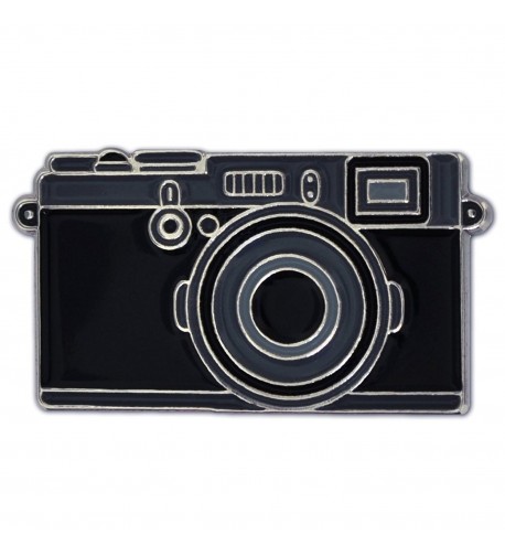 PinMarts Black Camera Photography Enamel