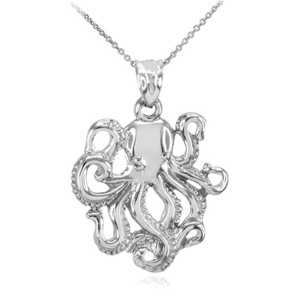 Polished Sterling Sea Life Necklace