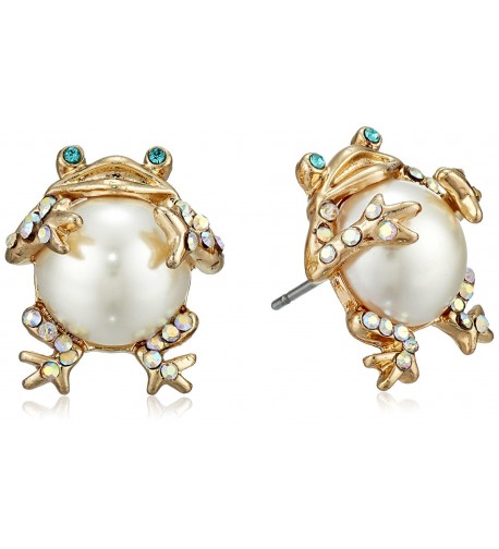 Betsey Johnson Pearl Critters Earrings