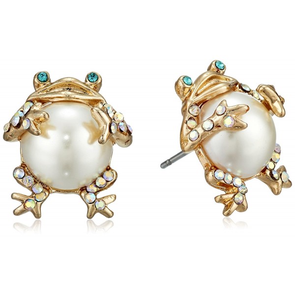 Betsey Johnson Pearl Critters Earrings