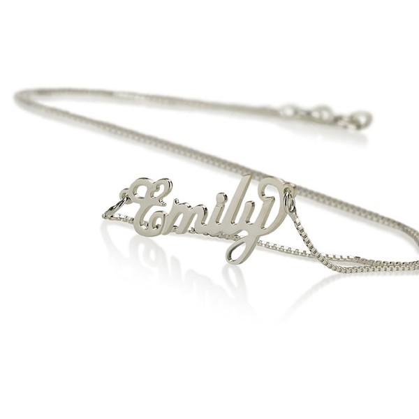 Personalized Necklace Sterling Silver Custom