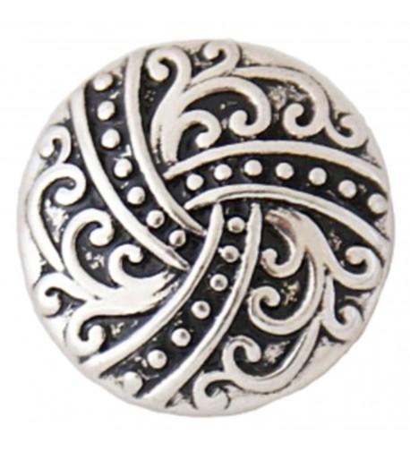 Antique Silver Plated Swirls Filigree