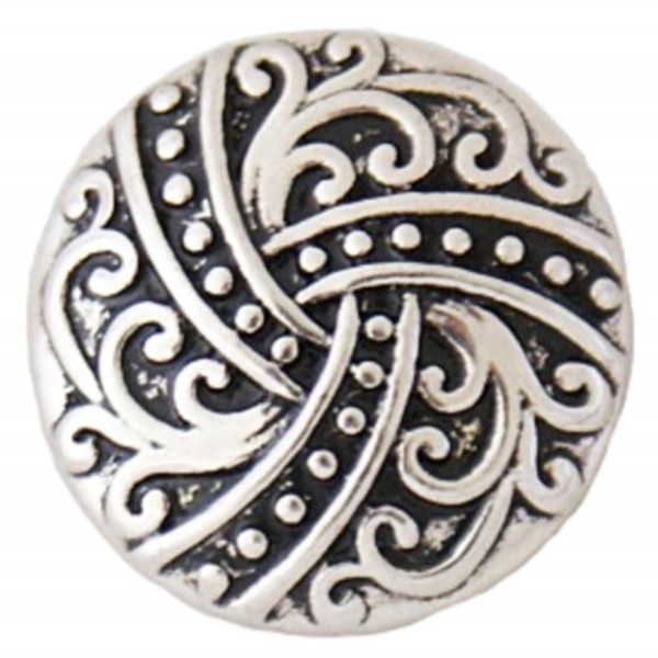 Antique Silver Plated Swirls Filigree