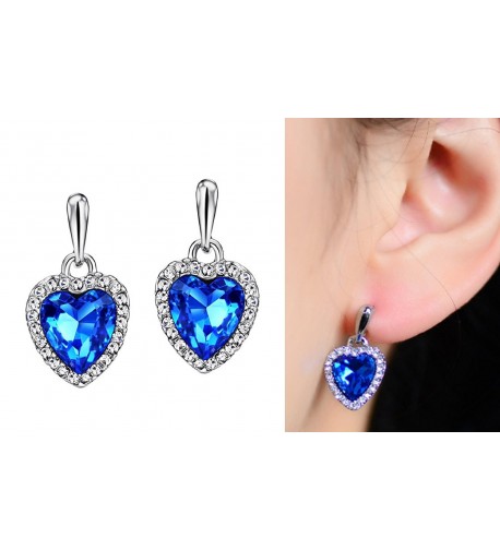 Ananth Jewels Swarovski Platinum Earrings