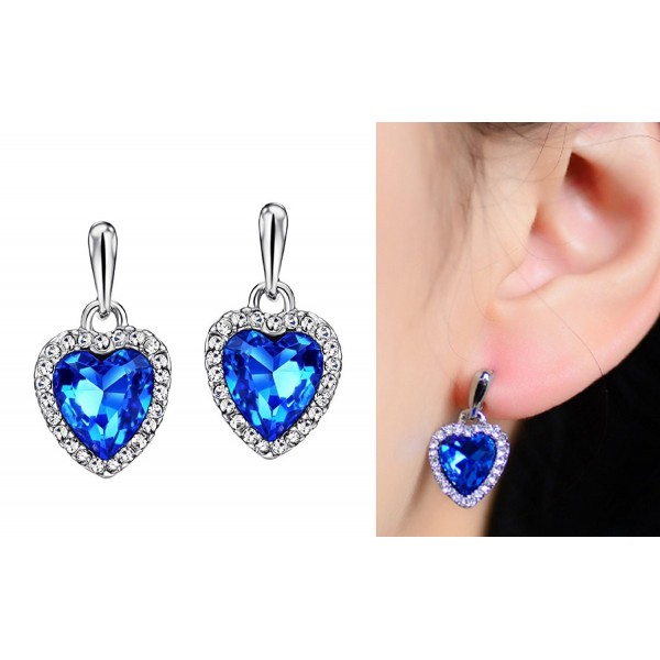 Ananth Jewels Swarovski Platinum Earrings