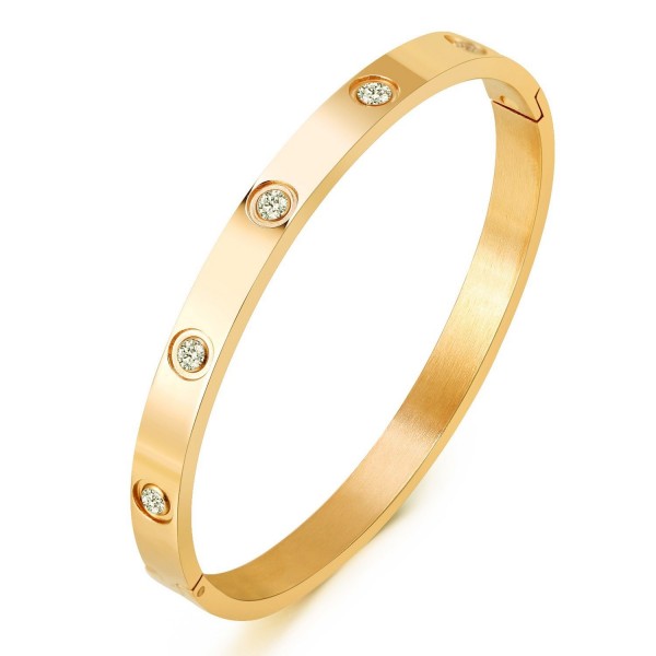Mocalady Jewelry Bracelet Stainless Crystal Mocalady Jewelry Bracelet Stainless Crystal