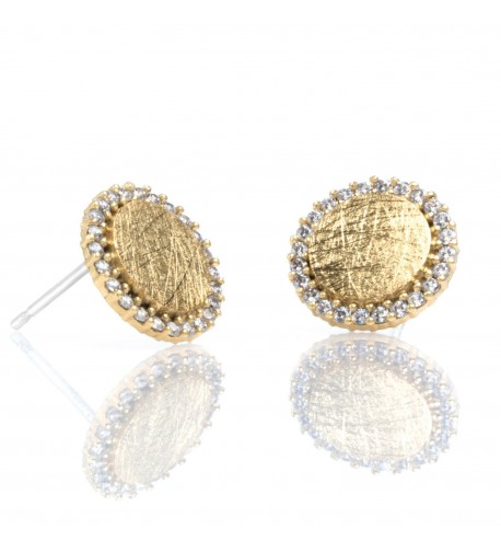 PAVOI Plated Simulated Diamond Earrings