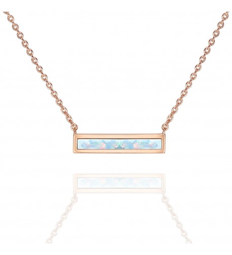 PAVOI Plated White Necklace 16 18