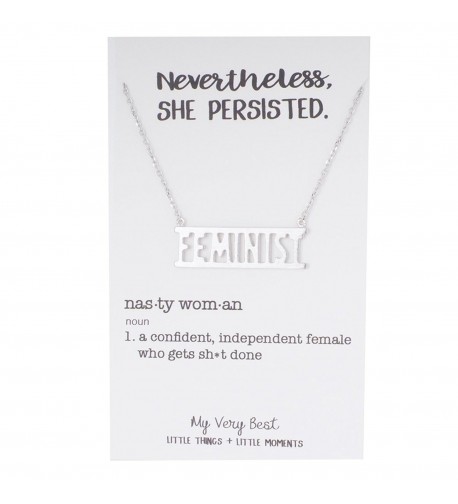 My Very Best Feminist Necklace