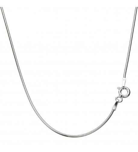 Sterling Silver Snake Nickel Necklace