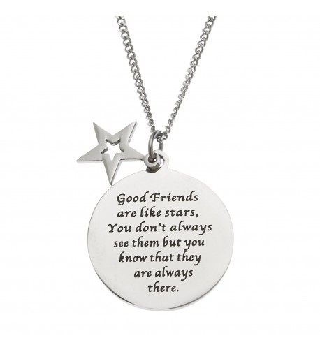 Friends Pendant Necklace Friendship Jewelry