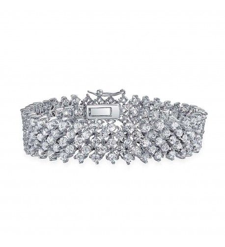 Bling Jewelry Lattice Bracelet Rhodium