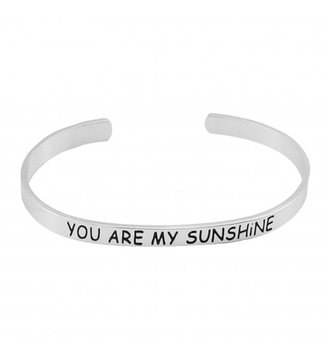 AloveSoul Sunshine Inspirational Engraving Bracelet