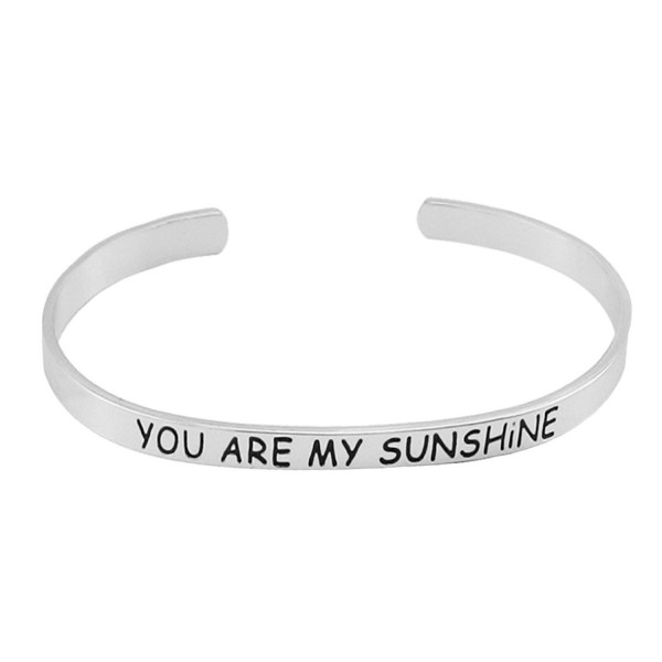 AloveSoul Sunshine Inspirational Engraving Bracelet