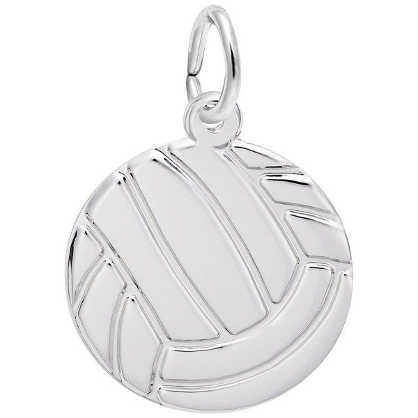 Rembrandt Charms Volleyball Sterling Engravable