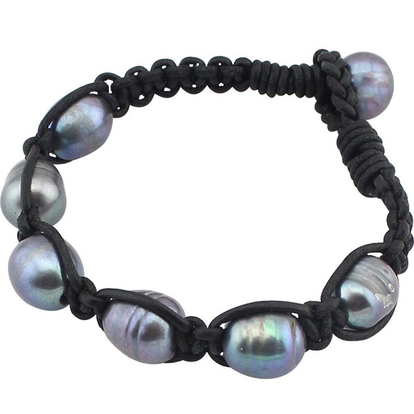 PearlyPearls Freshwater Cultured Bracelet Braided