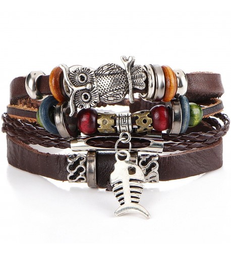 Vintage Handmade Leather Bracelets Wristband