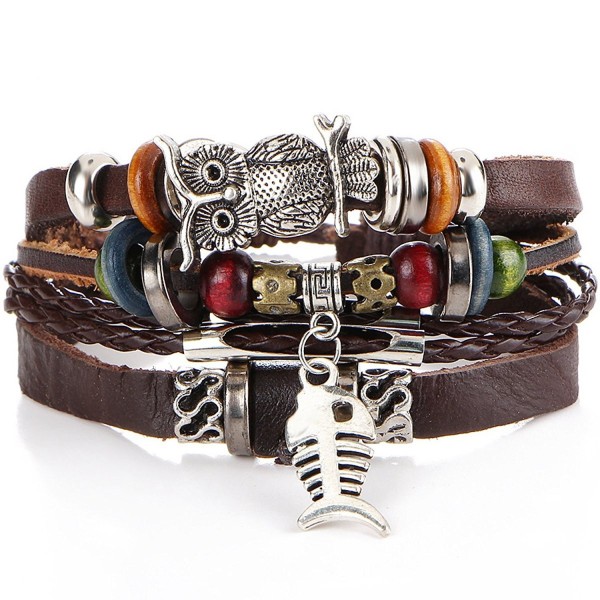 Vintage Handmade Leather Bracelets Wristband