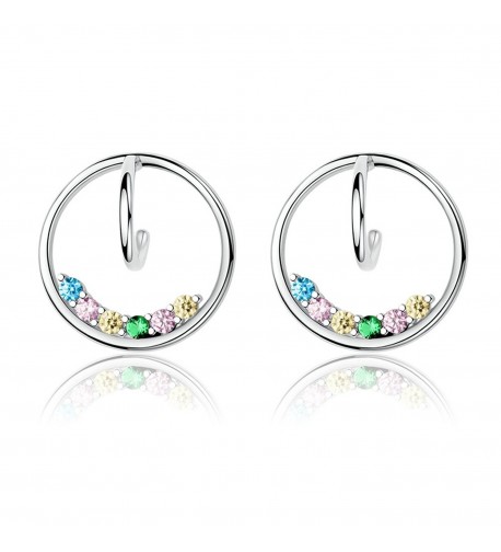 Kiss Colorful Sterling Silver Earrings