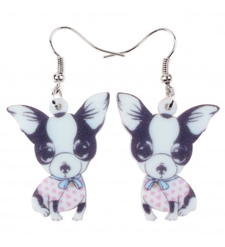 Acrylic Chihuahuas Earrings Design Lovely