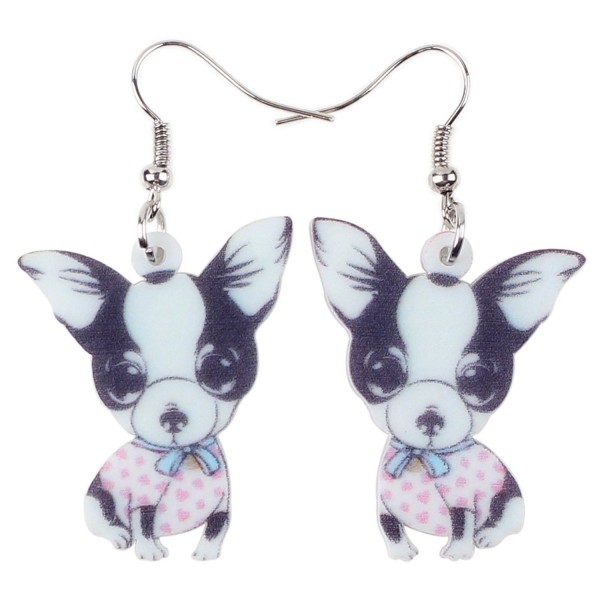 Acrylic Chihuahuas Earrings Design Lovely