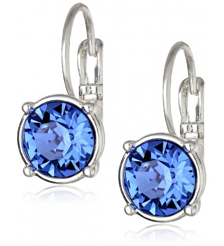 Nine West Silver Tone Swarovski Earrings