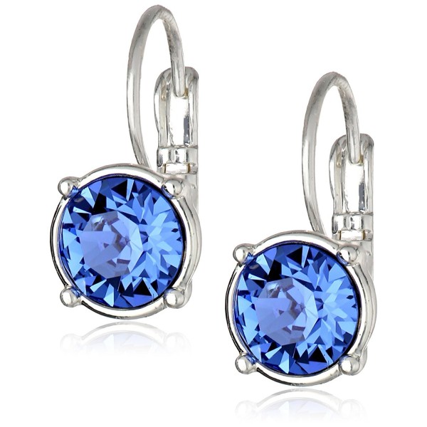 Nine West Silver Tone Swarovski Earrings