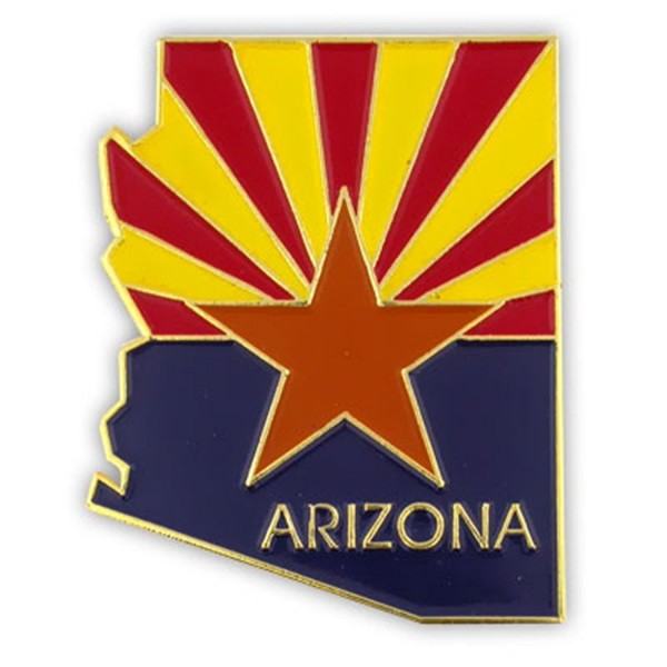 PinMarts State Shape Arizona Lapel